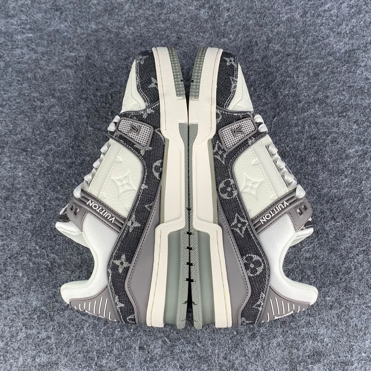 LV Trainer Monogram Denim 'Grey' (B-Grade Version)