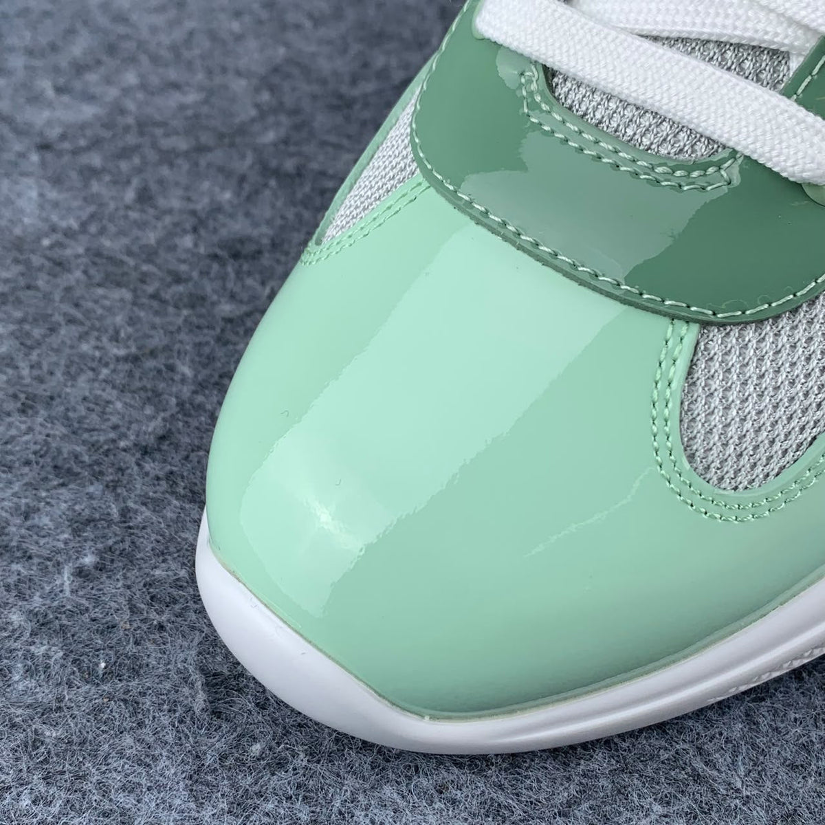 Prada America's Cup Sneakers 'Green White'