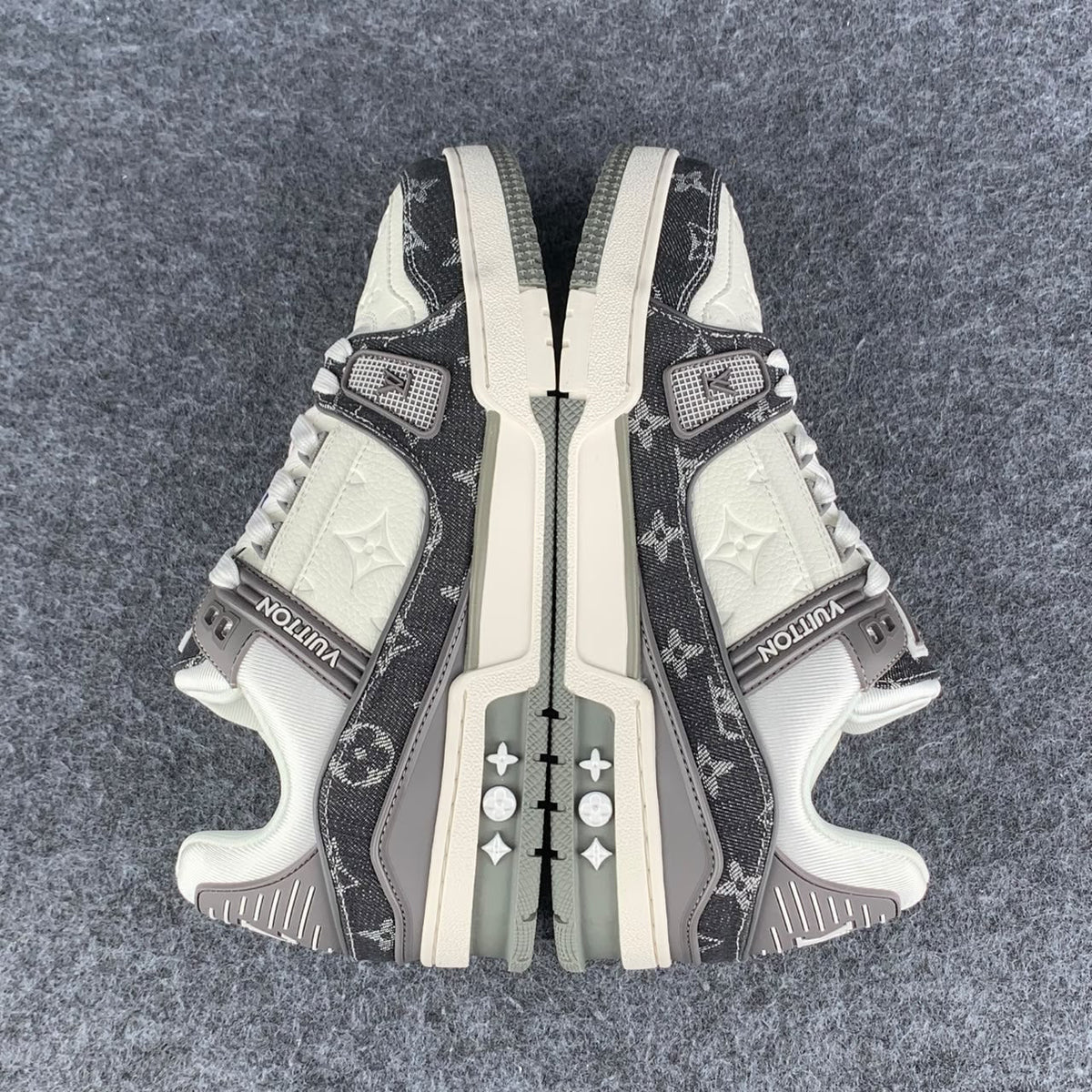 LV Trainer Monogram Denim 'Grey' (B-Grade Version)