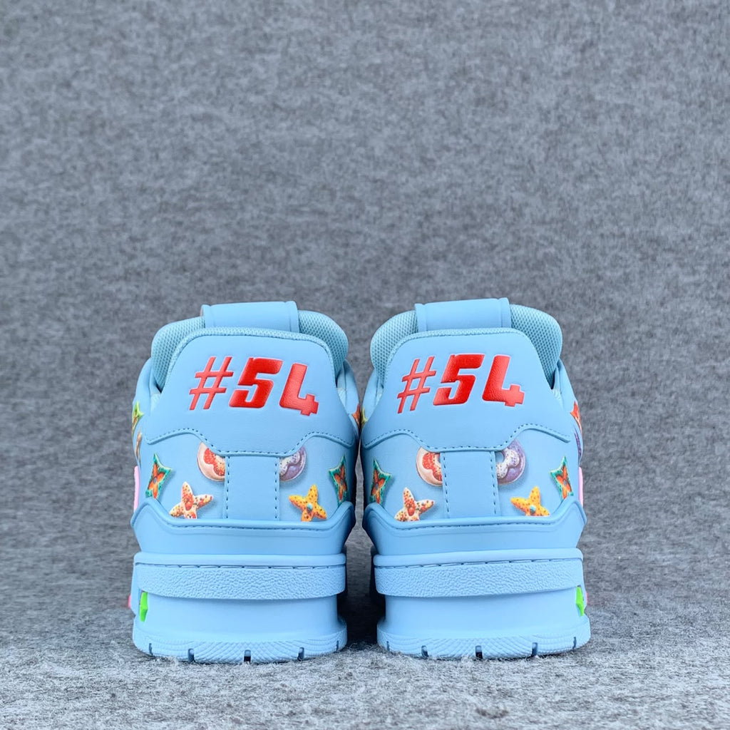 LV Trainer 'Monogram Donuts Blue'