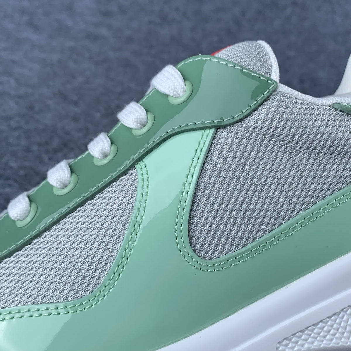 Prada America's Cup Sneakers 'Green White'